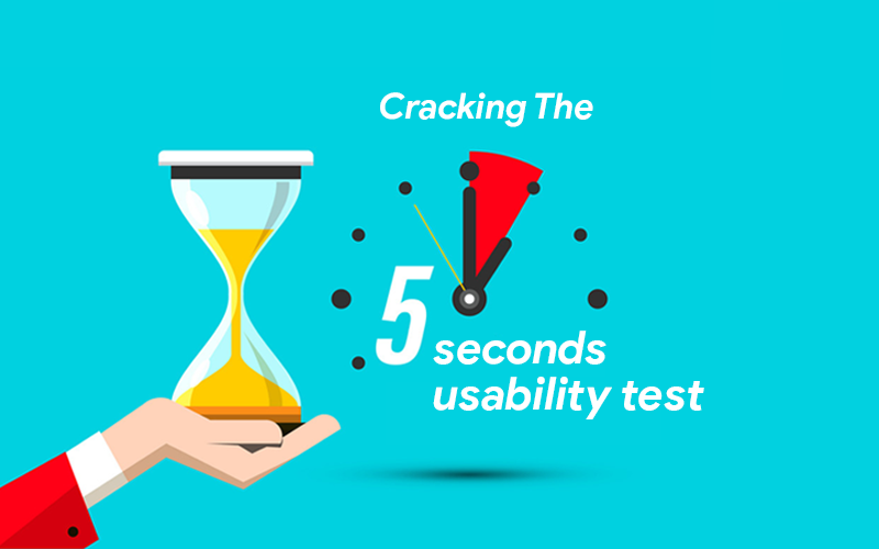 With a 5-second test, you can get immediate feedback about your design and emphasis
